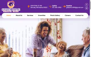 Gifted Home Health Care website