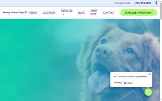 Ramsey Animal Hospital website