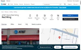AT&T Store of Red Wing website