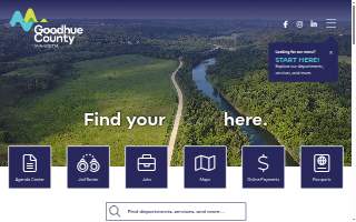Goodhue County Health & Human Services (GCHHS) website