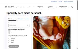 Mayo Clinic Pediatric Neurology website