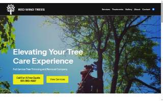 Red Wing Trees website
