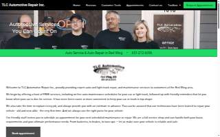 TLC Automotive Repair website
