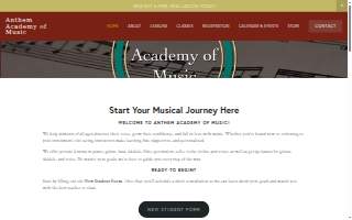 Anthem Academy of Music website