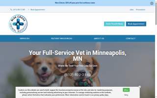 Blue Cross Animal Hospital website