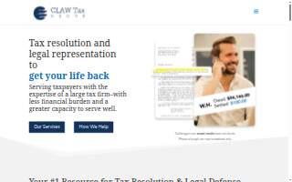 CLAW Tax Group of Richfield website