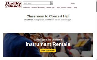 Groth Music Company website