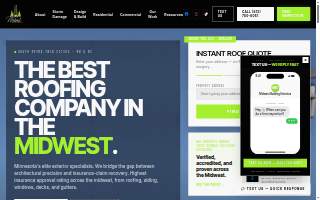 Midwest Building Exteriors website
