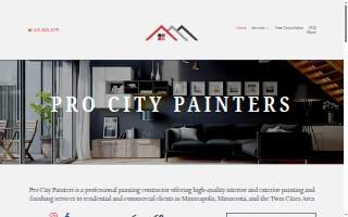 Pro City Painters of Richfield website