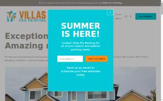 Villa's Pro Painting LLC website