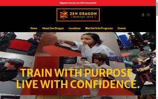 Zen Dragon Martial Arts Edina website