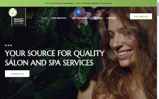Beauty Gallery Day Spa & Salon website