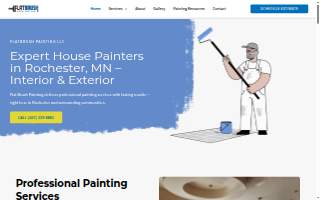 Flat Brush Painting website