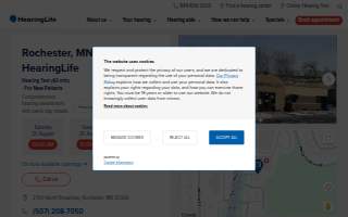 HearingLife of Rochester MN website