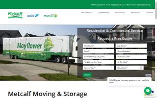 Metcalf Moving & Storage website
