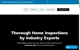 P86 Home Inspectors website