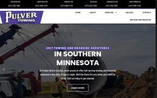 Pulver Towing of Rochester website