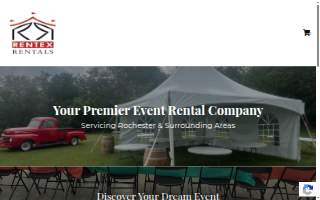 Rentex Rentals website