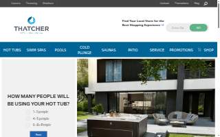 Thatcher Pools & Spas of Rochester website