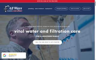 All Ways Plumbing, Inc website