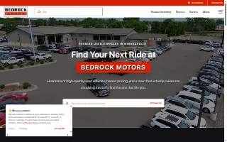 Bedrock Motors website