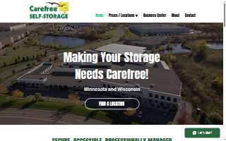 Carefree Self Storage & Business Center website