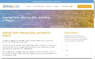 Hearing Health Clinic website