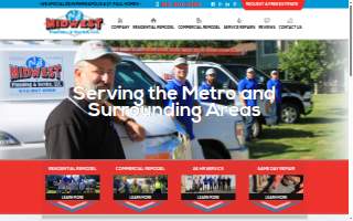 Midwest Plumbing & Service website