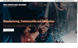 Video Surveillance Solutions of Rogers website