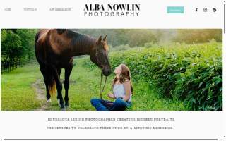 Alba Nowlin Photography, LLC (2021) website
