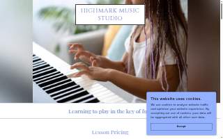 Highmark Music Studio website