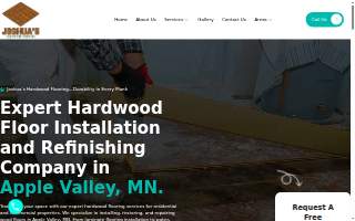 Joshua's Hardwood Flooring, LLC of Rosemount website