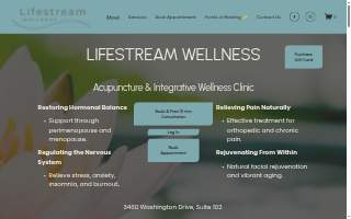 Lifestream Wellness Acupuncture & Integrative Health Clinic of Rosemount website
