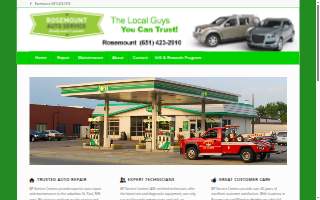 Rosemount Auto Service website