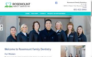 Rosemount Family Dentistry website