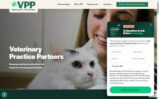 Vet Partners website