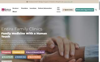 Entira Family Clinics - Como/Roseville website