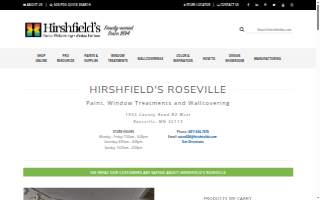 Hirshfield's Roseville website