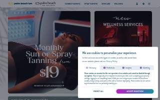 Palm Beach Tan of Roseville website