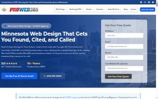 ProWeb365.com | Minnesota Website Designers of Roseville website