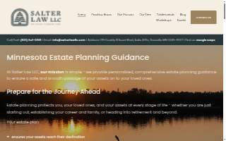 Salter Law LLC website