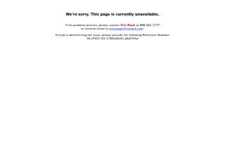 Tire Rack Distribution Center of Roseville website
