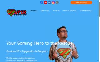 Zuper Computers website