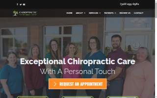 Chiropractic Performance Center website
