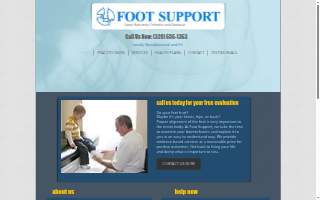 Foot Support website