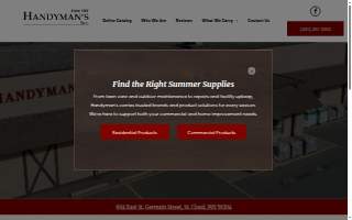 Handyman's Inc website