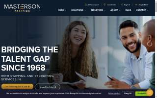 Masterson Staffing Solutions website