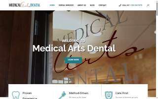 Medical Arts Dental website