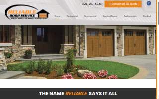 Reliable Door Service LLC website