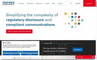 Toppan Merrill website